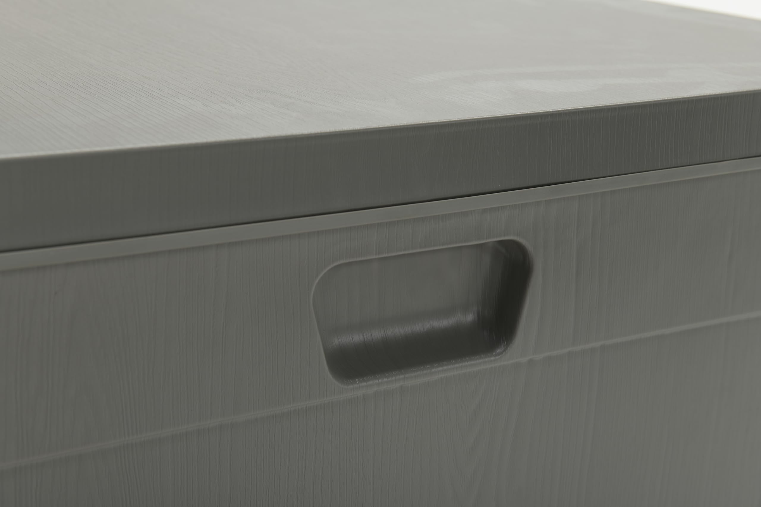 Garden Impressions Auflagenbox 830 Liter 160x78x76cm, Anthrazit | Griffe, Abschließbar, Hubautomatik, Wasserdicht, Wetterfest