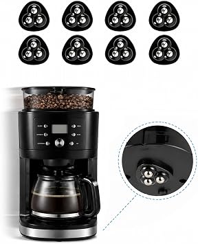 8PCS Appliance Casters, Appliance Rollers, Furniture Sliders - for Kitchen, Coffee Machine, Blender, Oven, Easy to Move Countertop Appliances