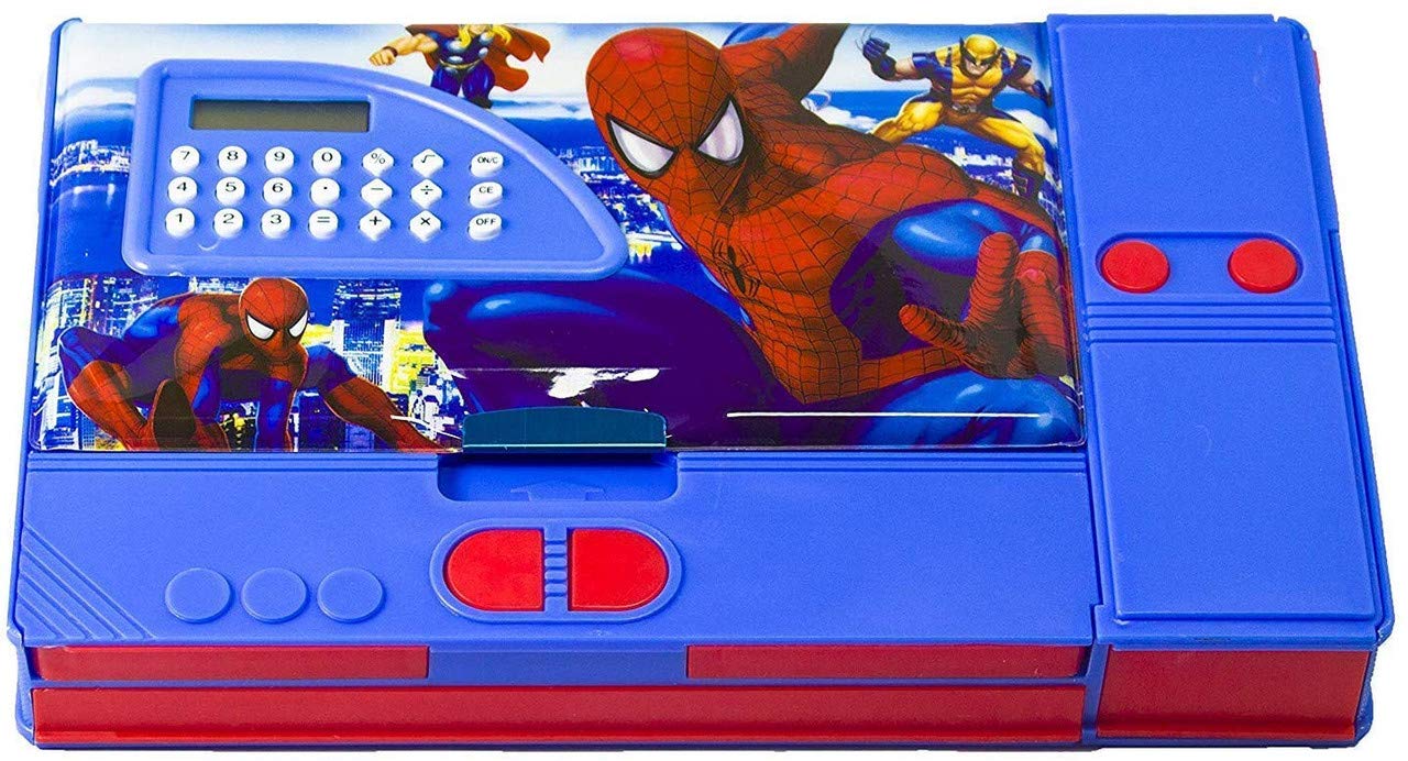 Patly Spiderman Gadget Pencil Box with Calculator (Multicolour) (B084T4SKMH) Amazon Price History, Amazon Price Tracker