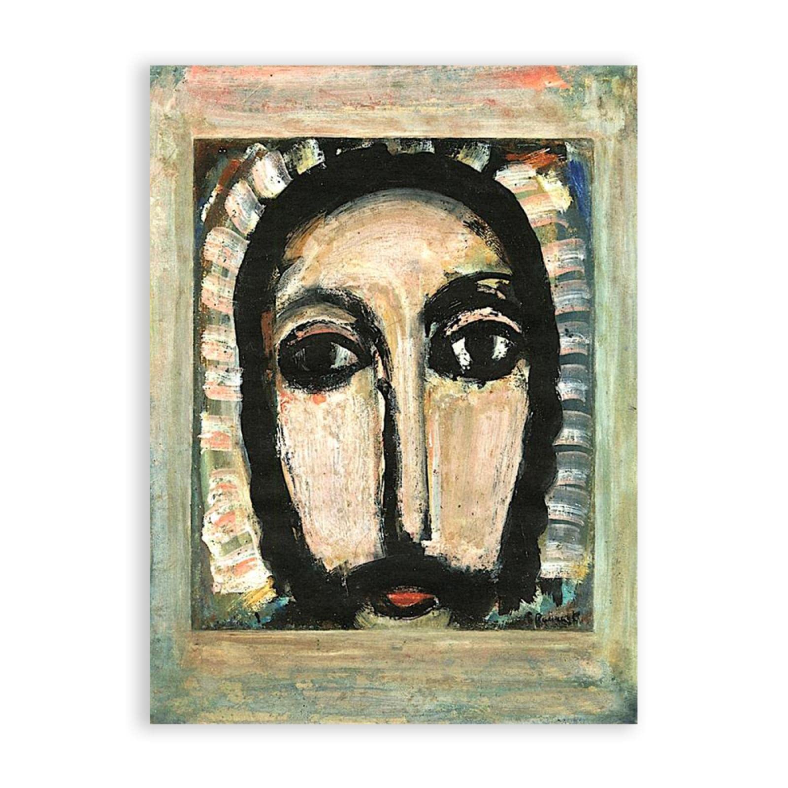 ジョルジュ・ルオー「装飾的な花」額入り大型 ジョルジュ・ルオー「装飾的な花」額入り大型