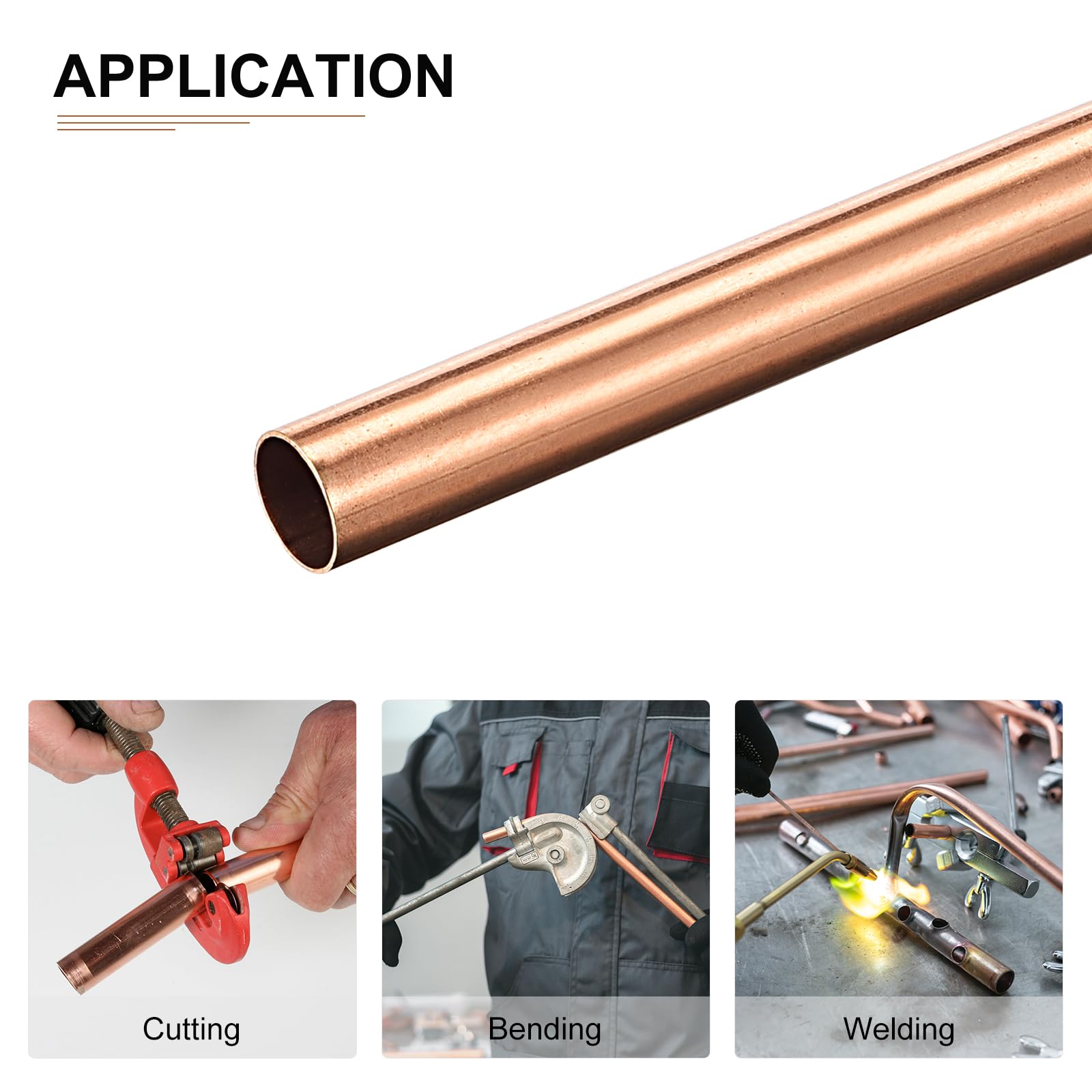 Tubi Di Rame 8mm X 0.2mm X 300mm - 8 Pezzi, Per Fai Da Te, Modellismo E Decorazione - Foto 14