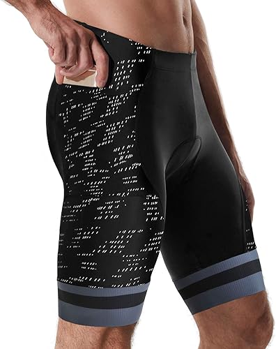 Miniatura 3 de NICEWIN - Pantalones cortos de ciclismo para hombre, con acolchado 3D y secado rápido