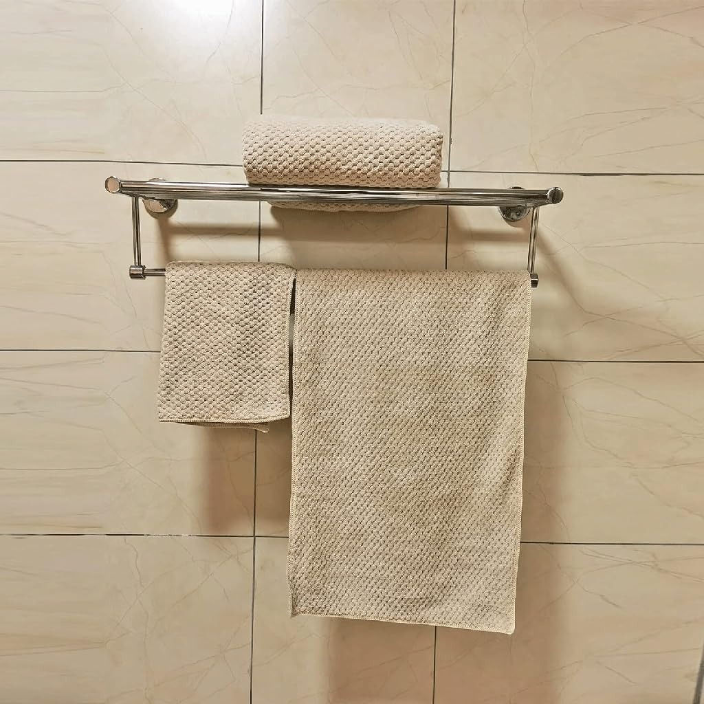 Towel Set of 6 Quick Drying Fiber Towels Bathroom Hand Towels Polyester