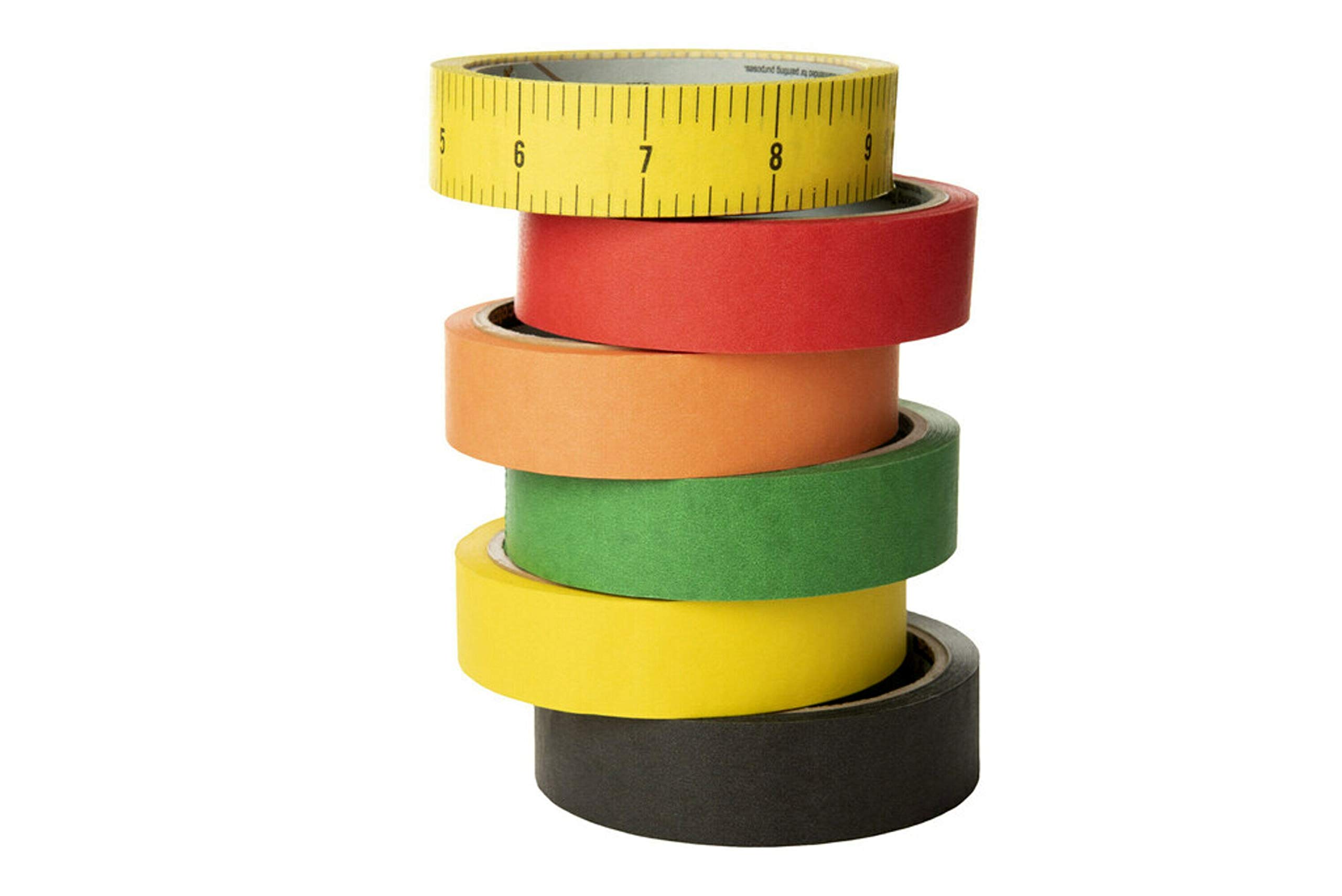 ScotchExpressions Masking Tape, 6 Rolls, Teachers Pack, Decorate Without Worry (3437-6-P1)
