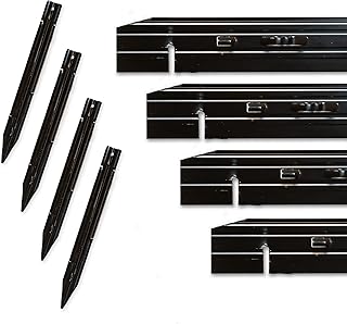 Cleanline Aluminum Edging 3/16"x5.5"x8' Black DuraFlex (120 Feet per Box)