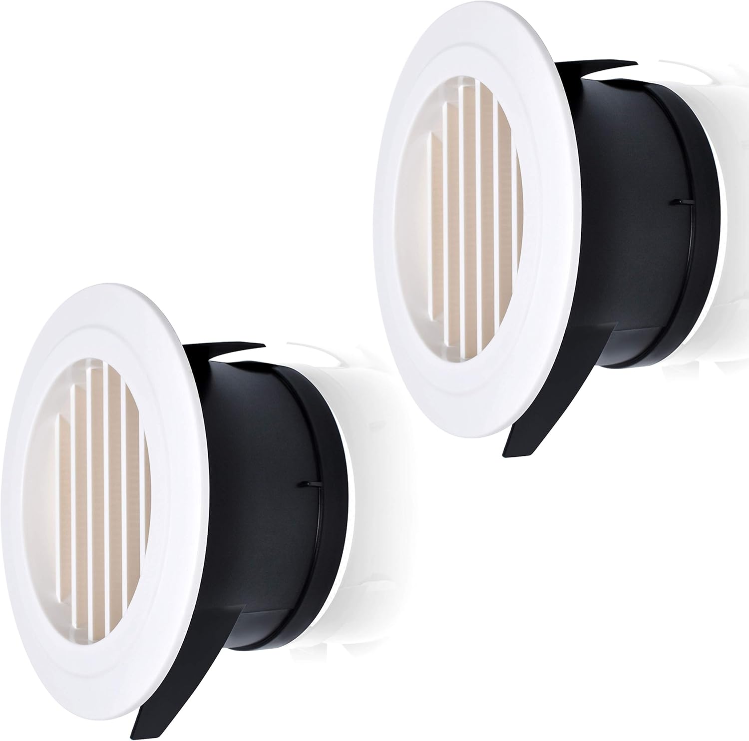 Wadoy 5 Inch. Round Soffit Vent with Screen for Bathroom