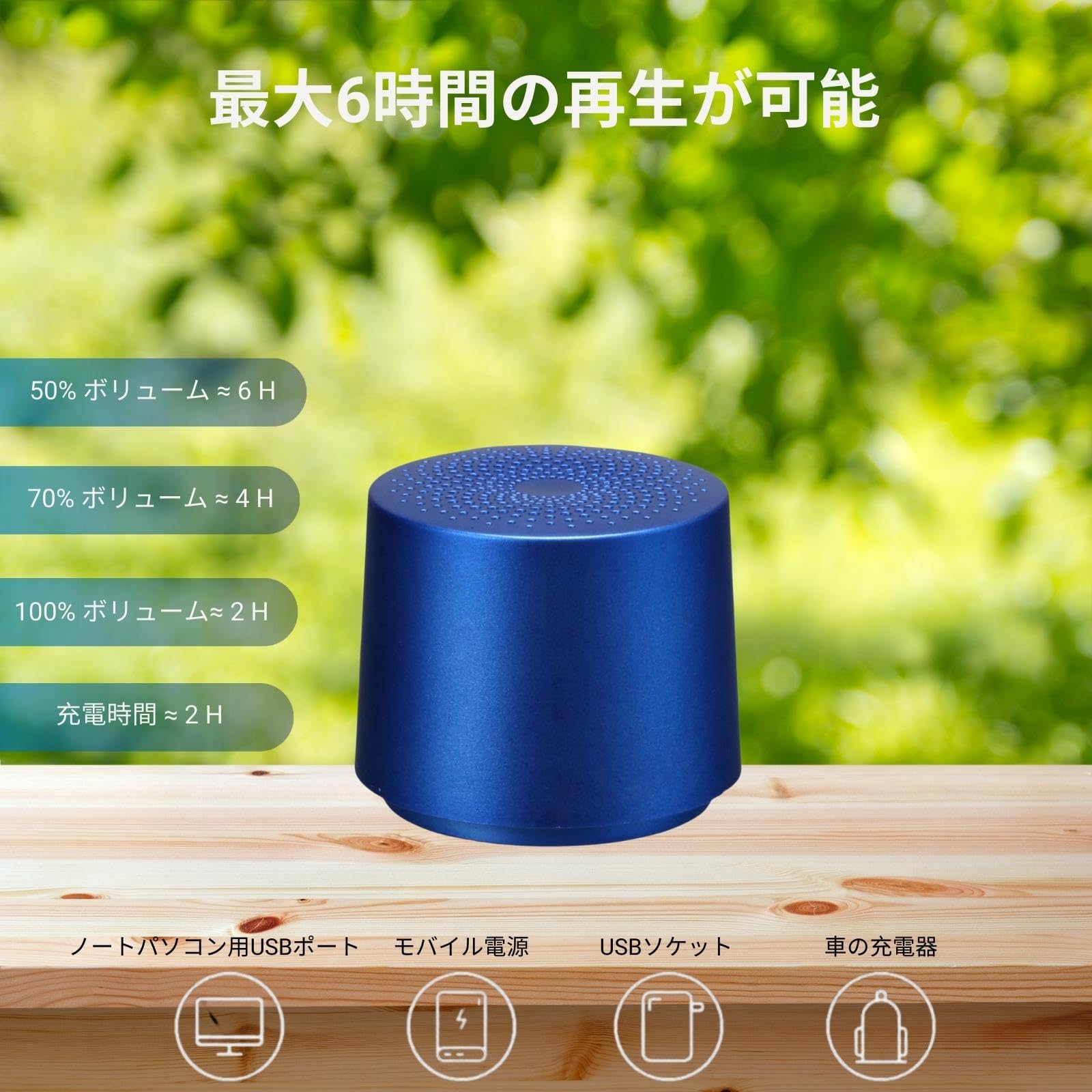 Amazon.co.jp: スーパーミニポータブルBluetoothスピーカー内蔵マイク