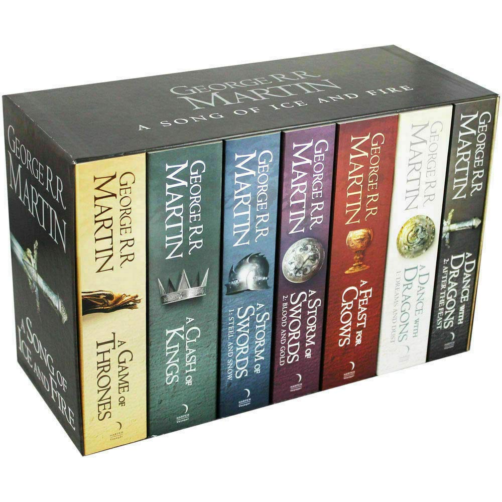 A Game of Thrones Box Set George R. R. Martin 7 Books Set A Song Of Ice and  Fire: Amazon.co.uk: George R. R. Martin: 9789526540474: Books
