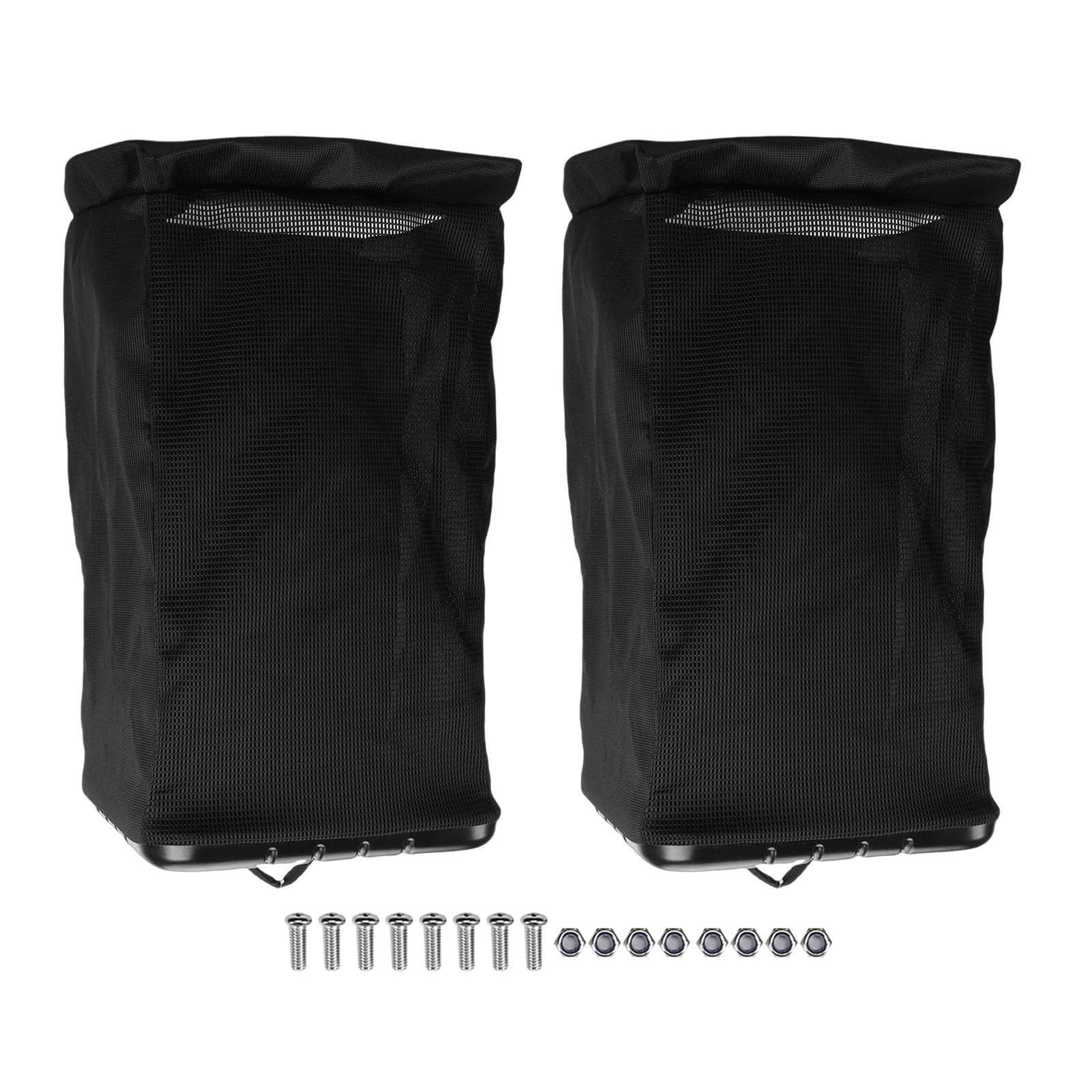 2 Stück Grassack Schwarz, Ersatz für L105 L107 L108 L110 L111 L118 L120 L130 Rasentraktoren Grasfänger AM122416 Mäherzubehör