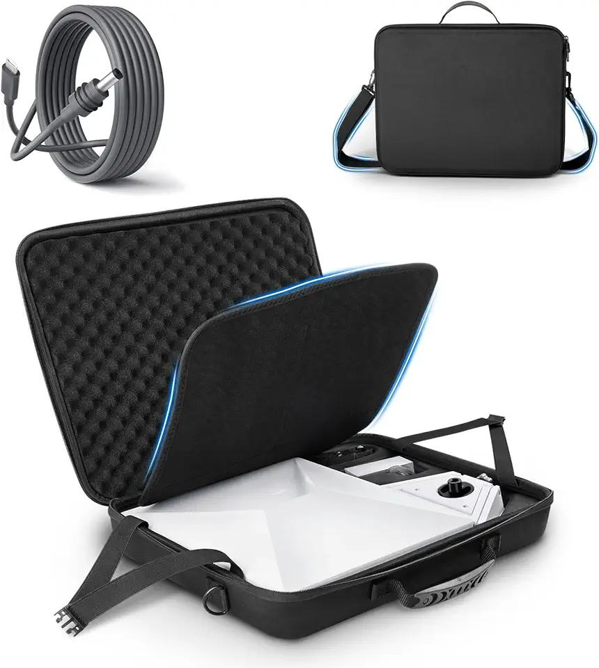 Mini capa Starlink — com kit de cabos, mini capa Starlink à prova de choque para viagem com 2 opções de transporte, mini bolsa Starlink e cabo de 16,4 pés