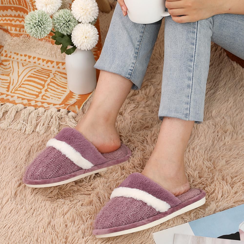 GOEWY Pantofole Donna Uomo Invernali Peluche Ciabatte Comode Casa Calde Scarpe da Casa Antiscivolo Memoria Schiuma Slippers Antiscivolo Suola Scarpe Interno Esterno