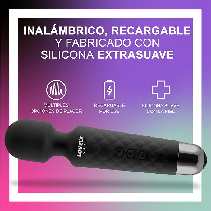 Lovely Wand carga USB y accesorios