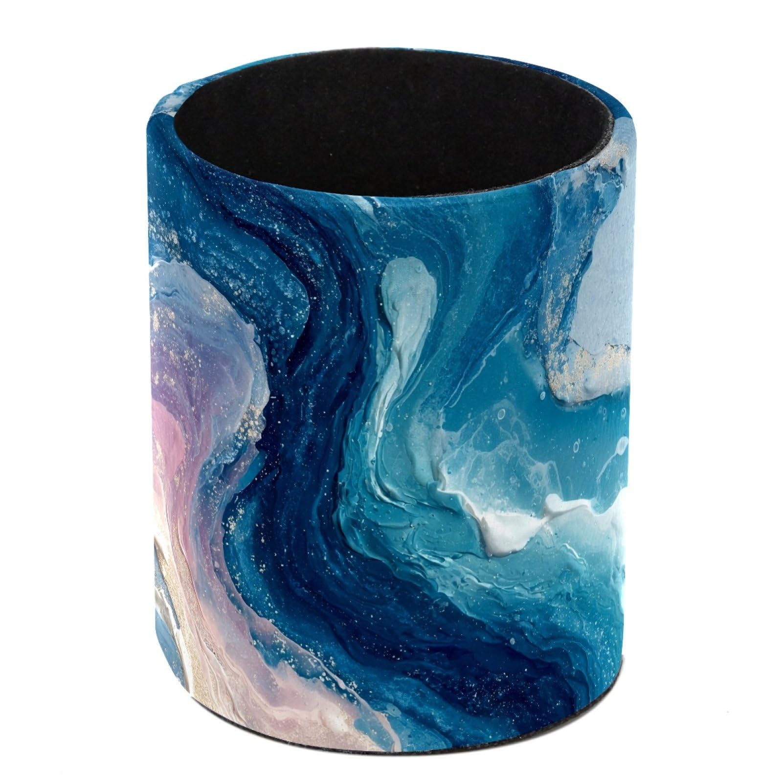 FWJZDSP id Marble Pencil Cup Pen Organizer Makeup Brush Holder for Office Home Countertop Desk Accessory Storage
