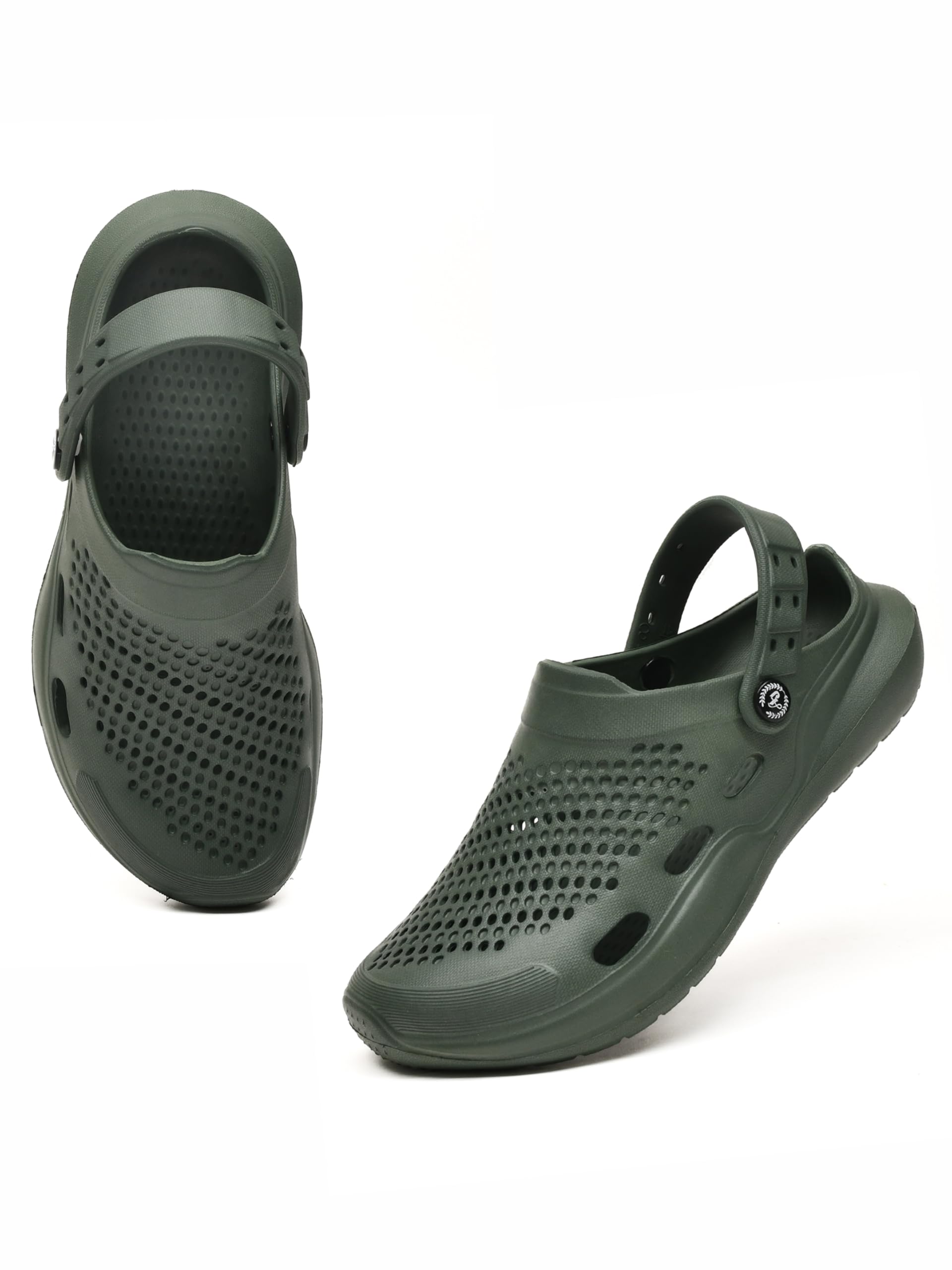 impakto Men’s Clogs | Lightweight & Breathable EVA Waterproof Slip-Ons for Beach, Pool, Walking & Casual Use | Stylish and Skid Resistant with Backstrap | Quick Dry & Soft Cushioned Comfortable Mules-picture-1