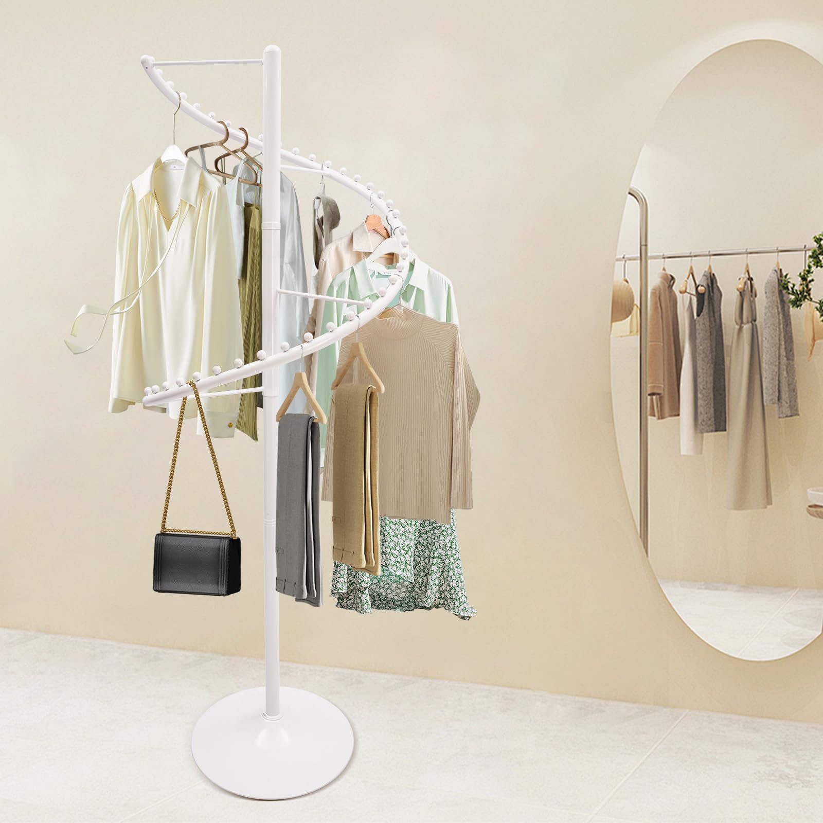 Decorative Clothing Rack Clothing Rack Gold, Industrial Clothes