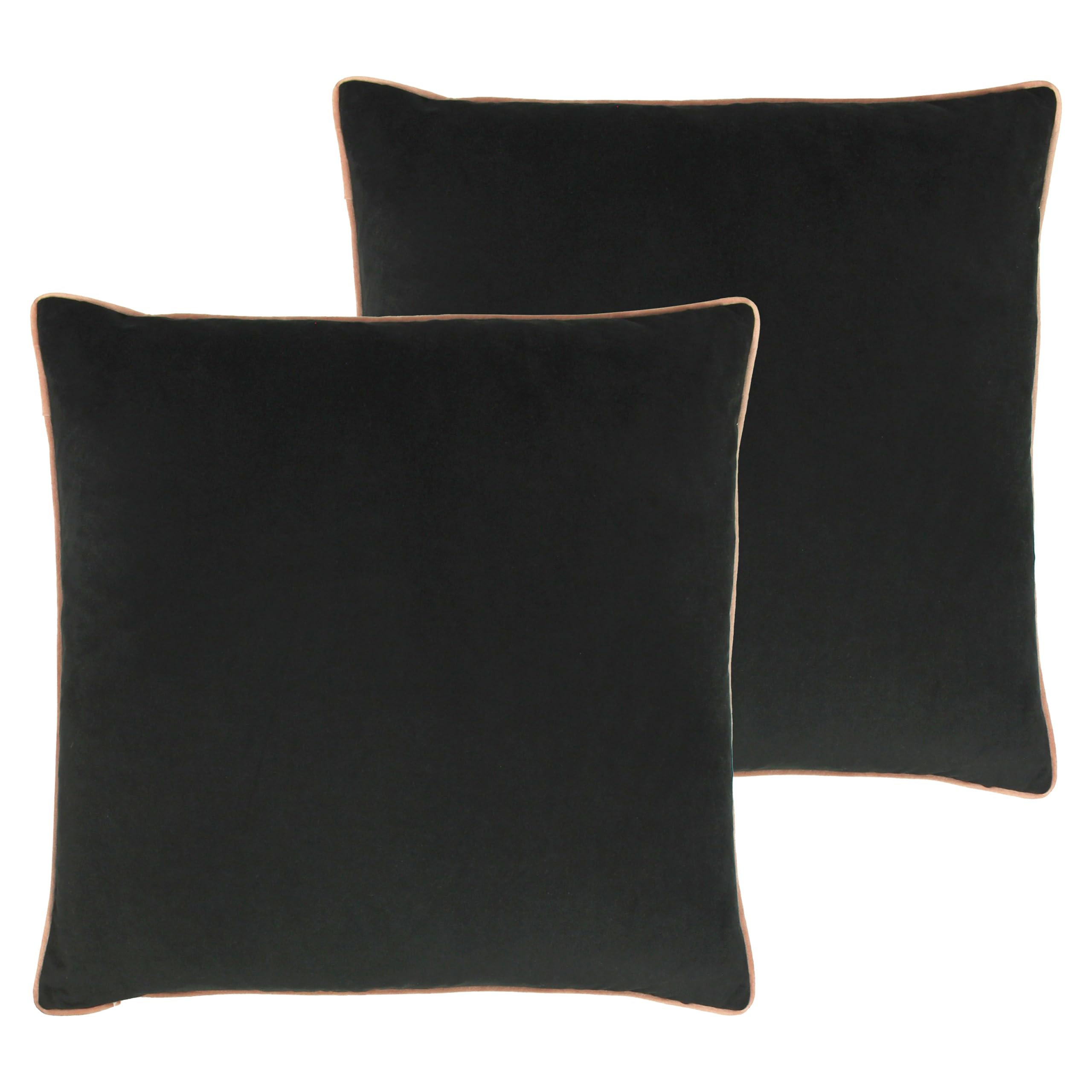 Paoletti Meridian Feather Filled Cushions Twin Pack