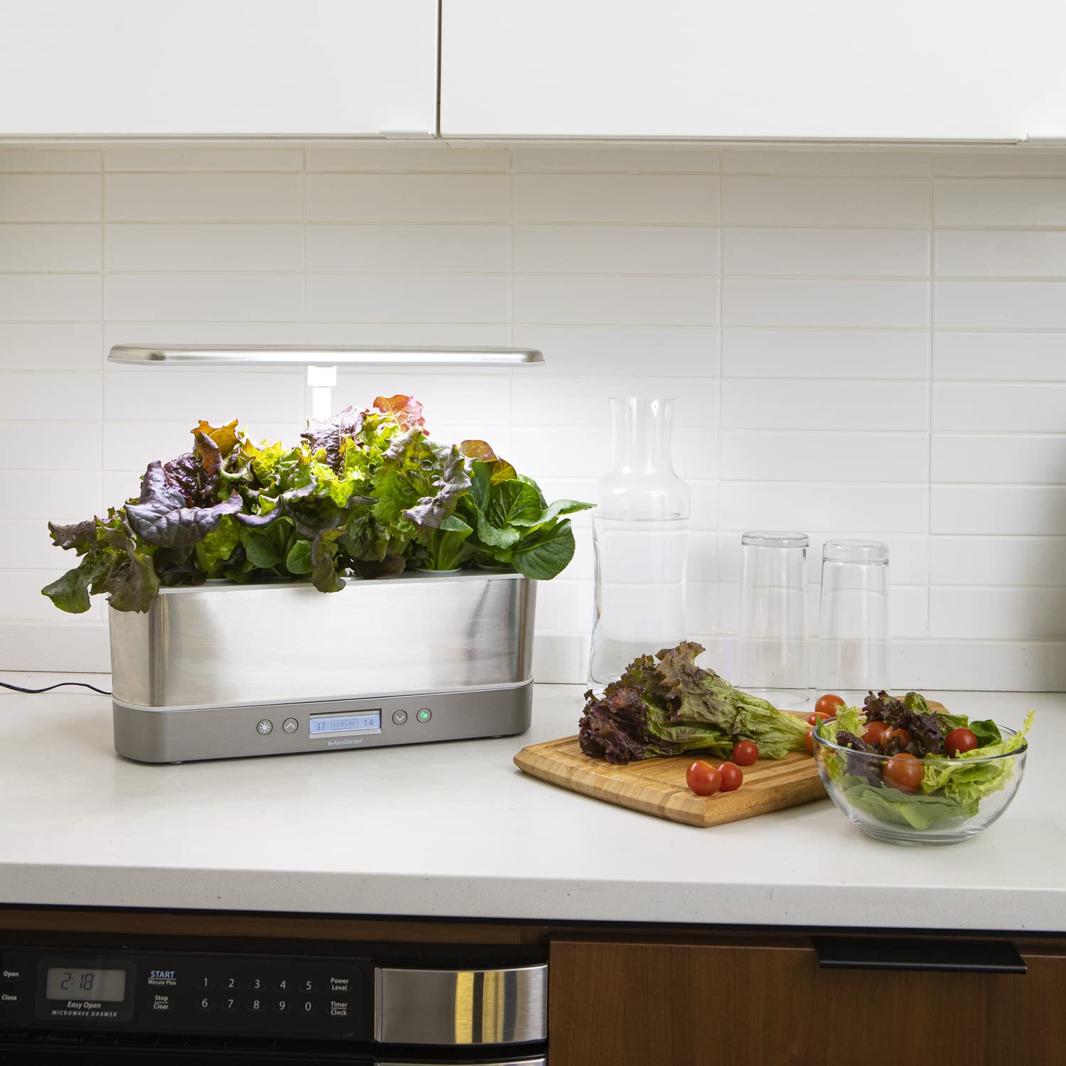 Amazon.com : AeroGarden Harvest Elite Slim Indoor Garden  display picture 1