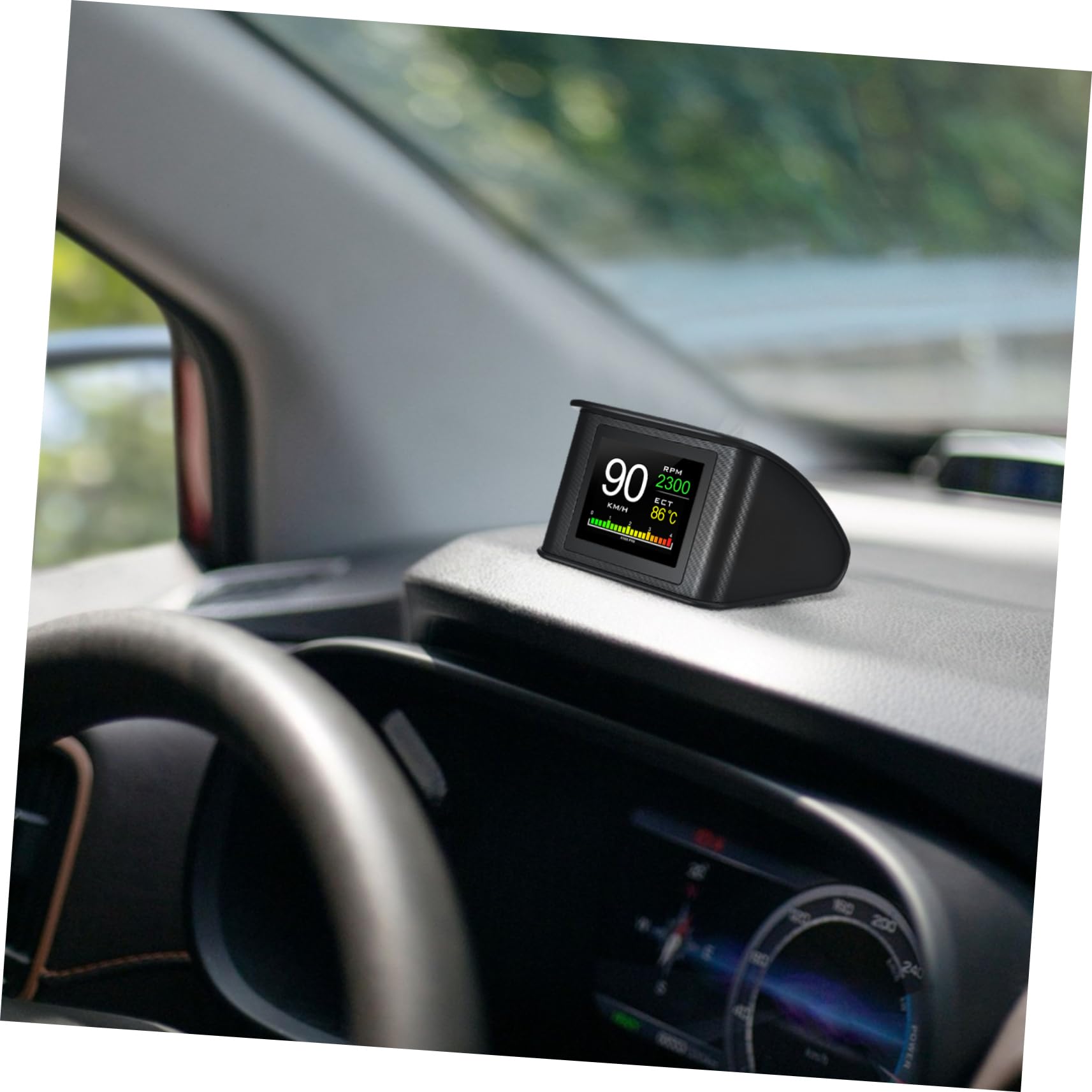 Didiseaon Display Auto Portatile Hud Tachimetro Digitale con Schermo Lcd per Visualizzazione Velocità e Sicurezza Durante Viaggi Lunghi e Spostamenti di Lavoro