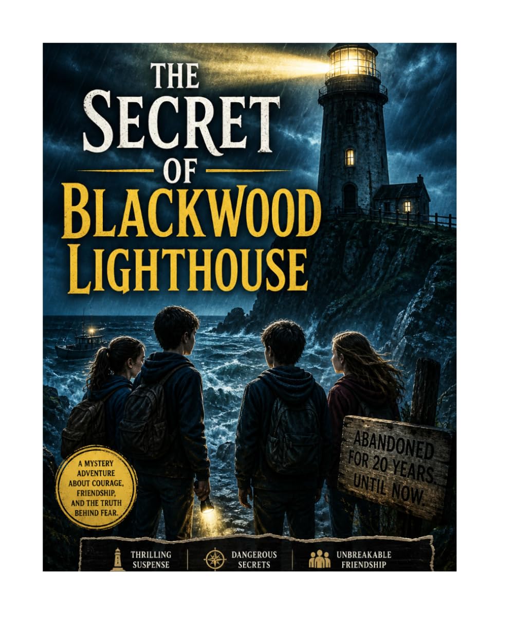 The Secret of Blackwood Lighthouse: A Gripping Mystery Adventure About Courage, Secrets, and the Truth Behind Fear
