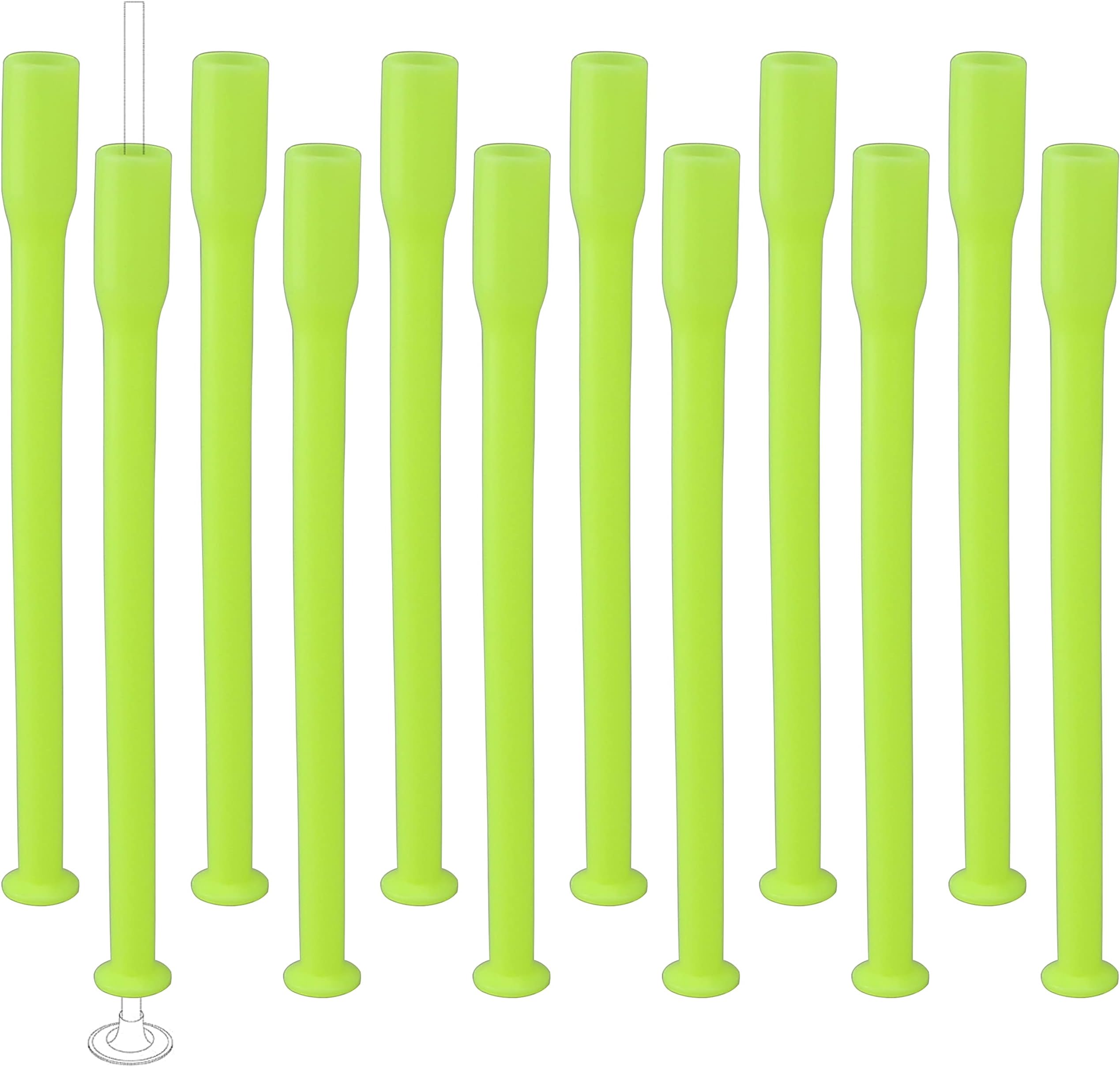 MILIVIXAY 12pcs Candle Wick Placing Tubes Wick Centering Tool for Candle Making.