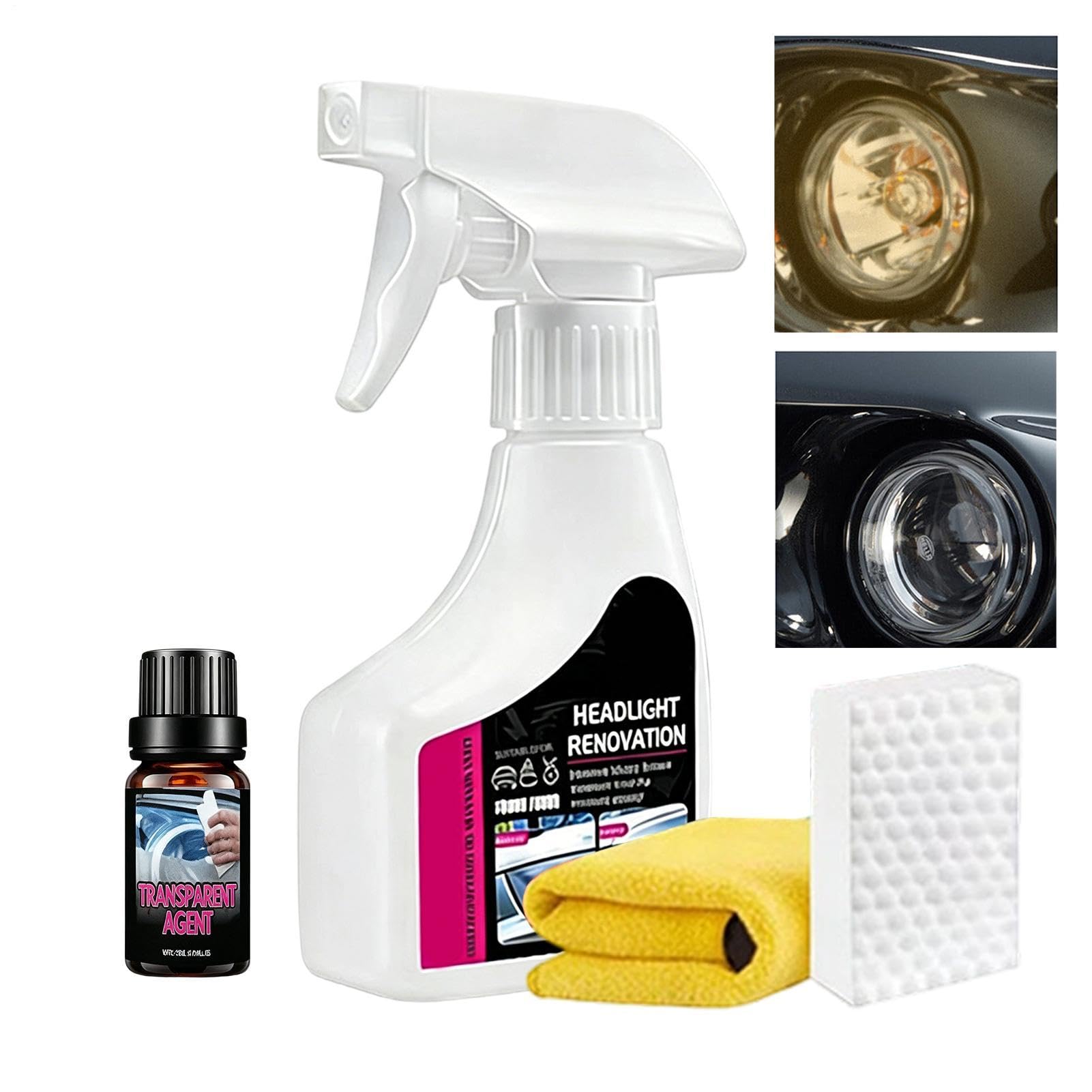 Kit de restauración de faros amarillentos para superar la ITV 8