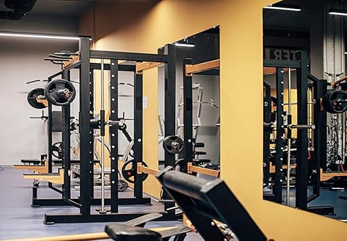 Miniatura 5 de haa Espejos de actividad sin marco montados en la pared (48 x 32 pulgadas) para gimnasio en casa, gran cuerpo completo, vidrio templado con respaldo