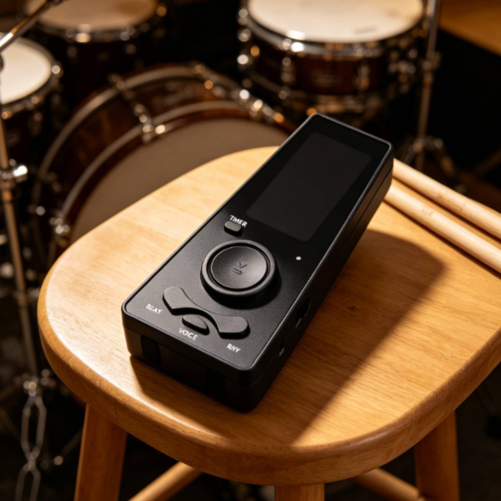 Metronomo Digitale con Cavo USB Portatile Metronomo Elettronico Leggero Strumento per Casa, Nero