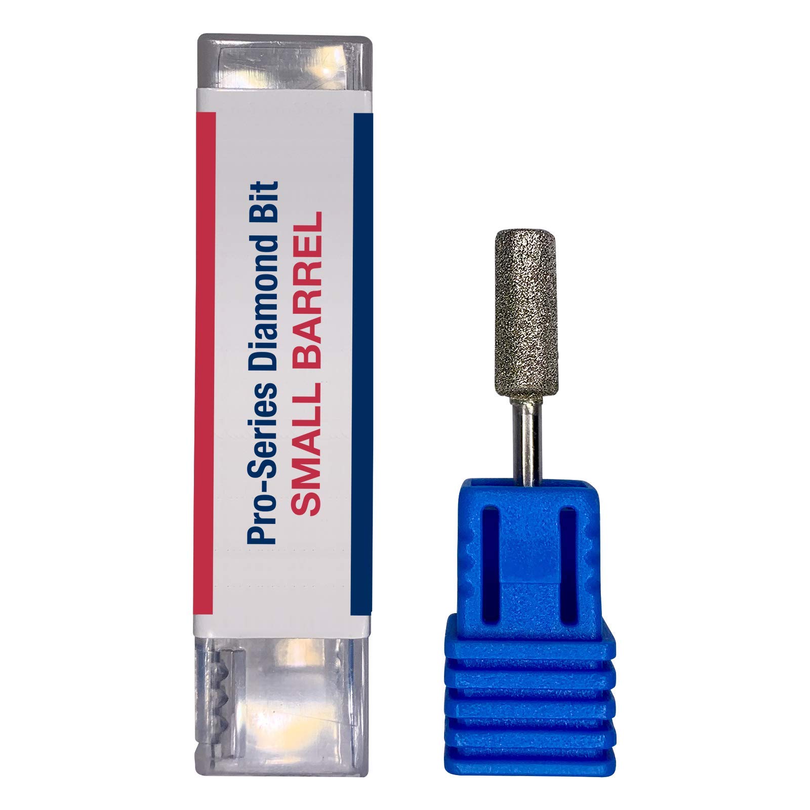 Americanails Pro-Series Diamond E-File Bits, Professional Acrylic Nail File Drill Bit for Manicure Pedicure, Gel Nail Polishing and Filing Tools - Small Barrel