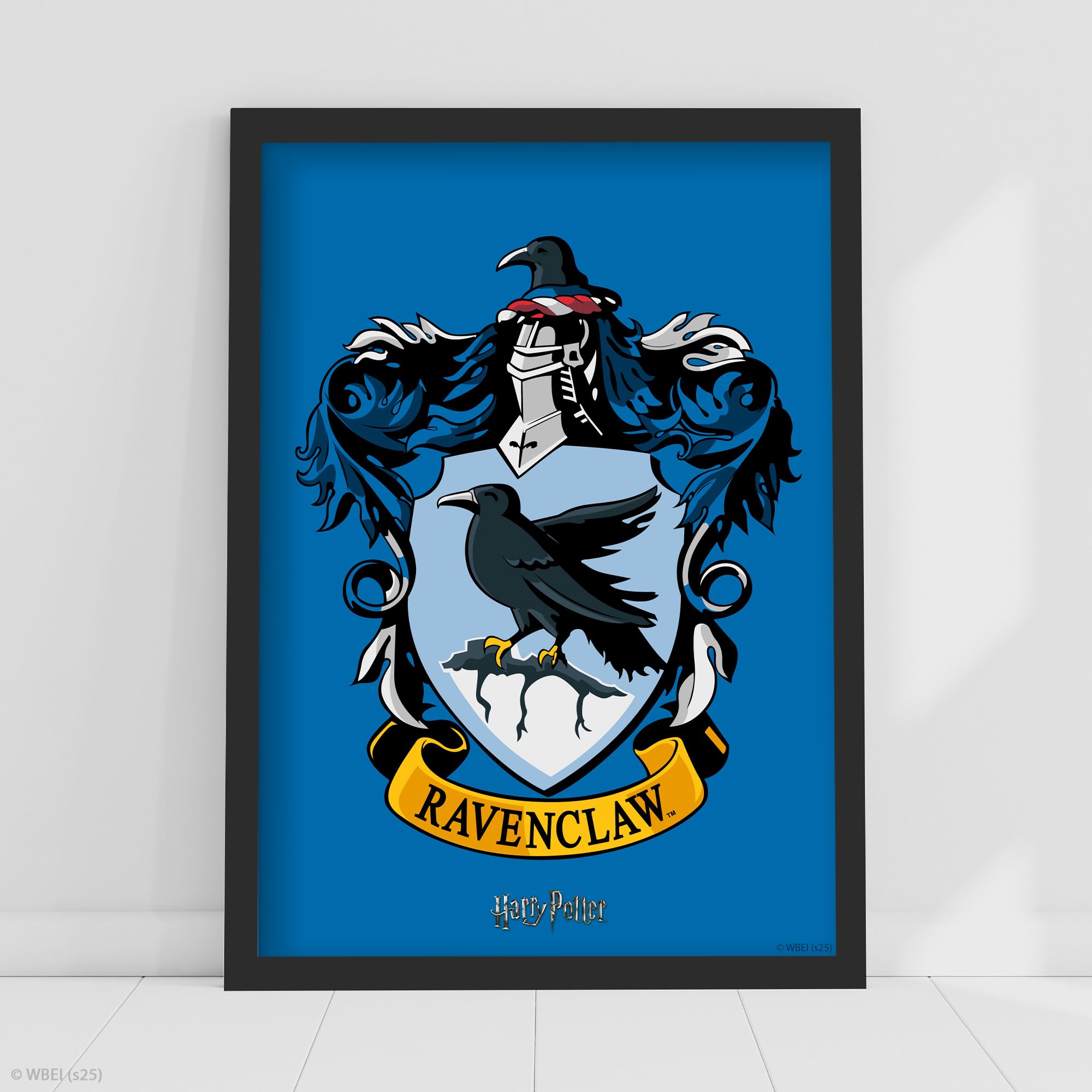 Themed Multicolour Harry Potter Print - Ravenclaw Crest Poster Wall Art (42Cm X 59.4Cm - A2)