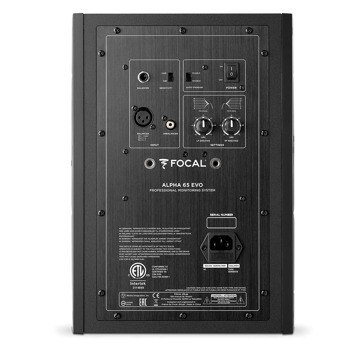 スピーカー・ウーファー Focal Alpha 65 EVO Alpha 65 Evo - Active 2-way studio monitor | Focal