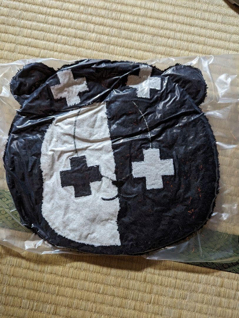 TOP4 レトルト レトクマ もこもこクッション 白黒クマ 茶クマ セット