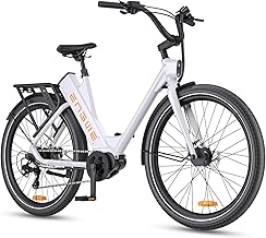 ENGWE P275 Adult Electric Bike with 250W Mid-Drive Motor | 36V 19.2Ah Battery | Maximum Range 260km | 25km/h | 27.5" x 2.4 Tyres | Ebike for Urban Commuting