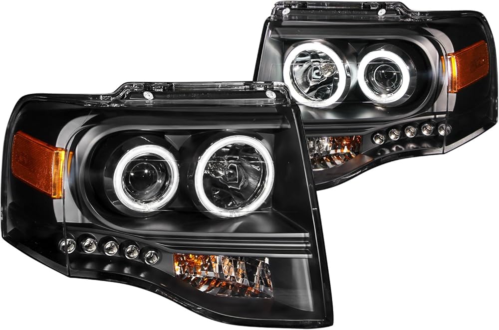 Amazon.com: Anzo USA 111113 Ford Expedition Black Clear