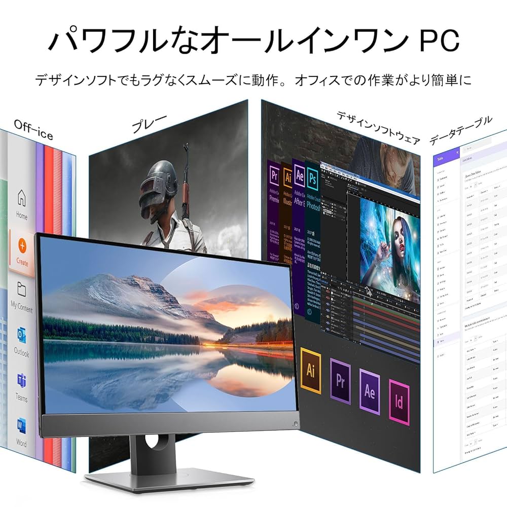 Amazon.co.jp: デスクトップ デル Optiplex 7770 液晶一体型 27