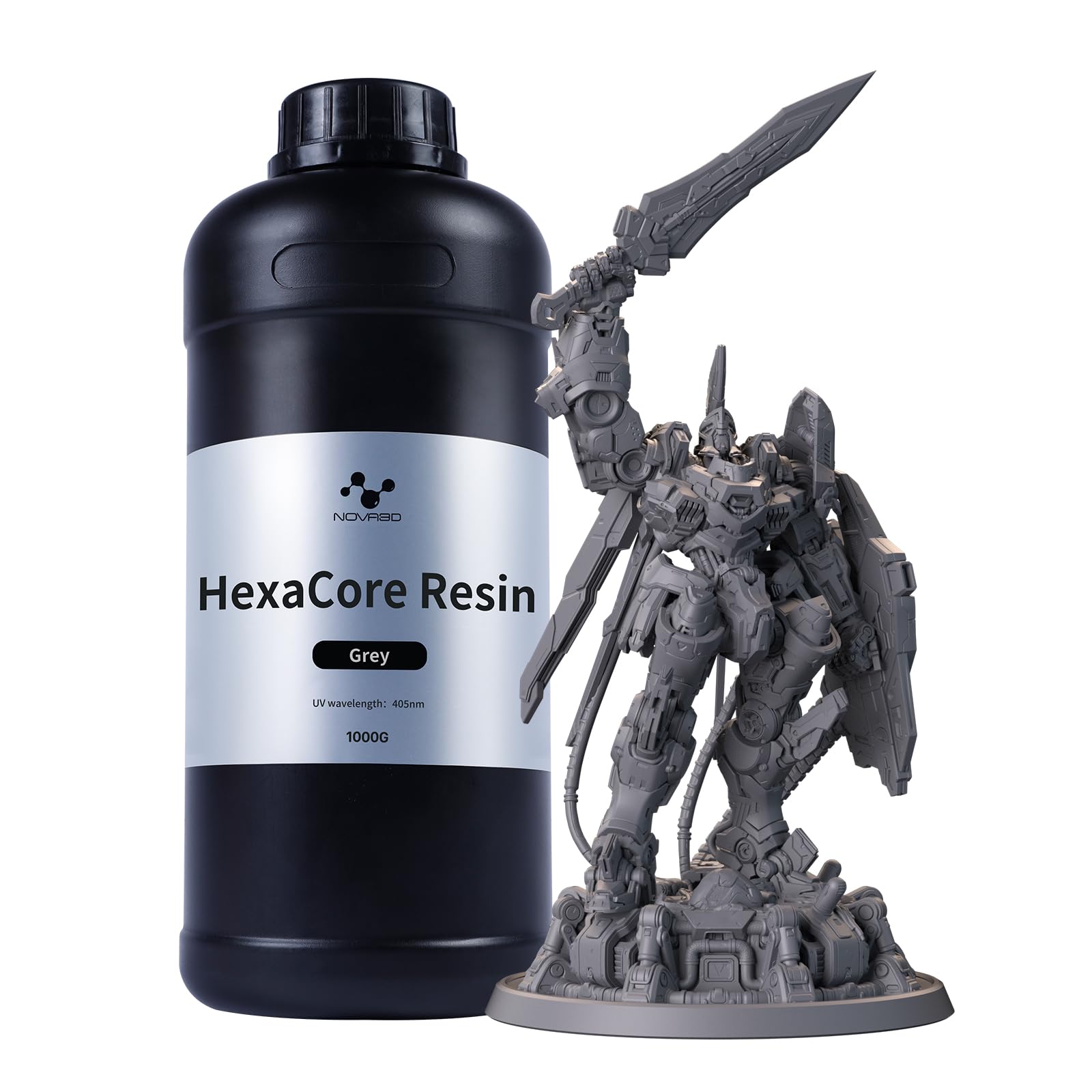 NOVA3D Resina HexaCore (gris, 1 kg)