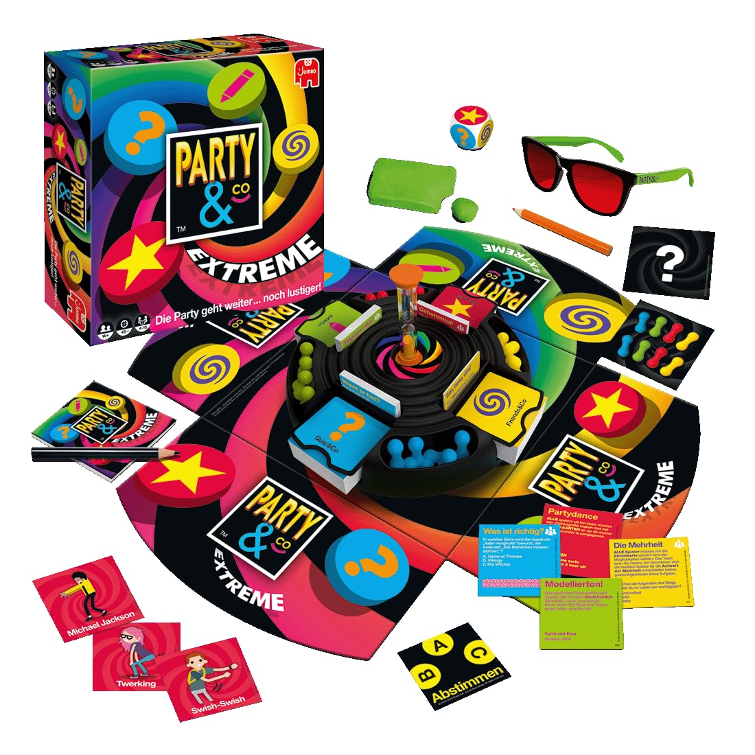 Jumbo - Party & Co. Extreme 4.0 Juego de Tablero (19951) (edición aleman)