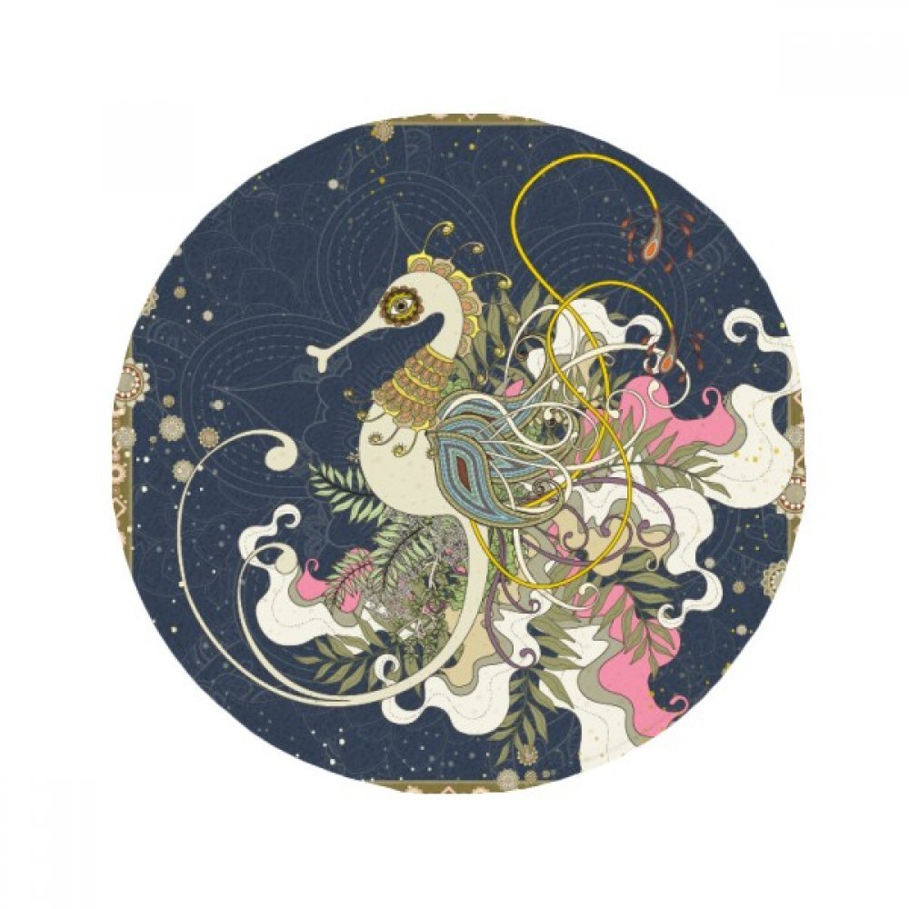 Tapis antidérapant ukiyo-e fleur du Japon pour salle de bain