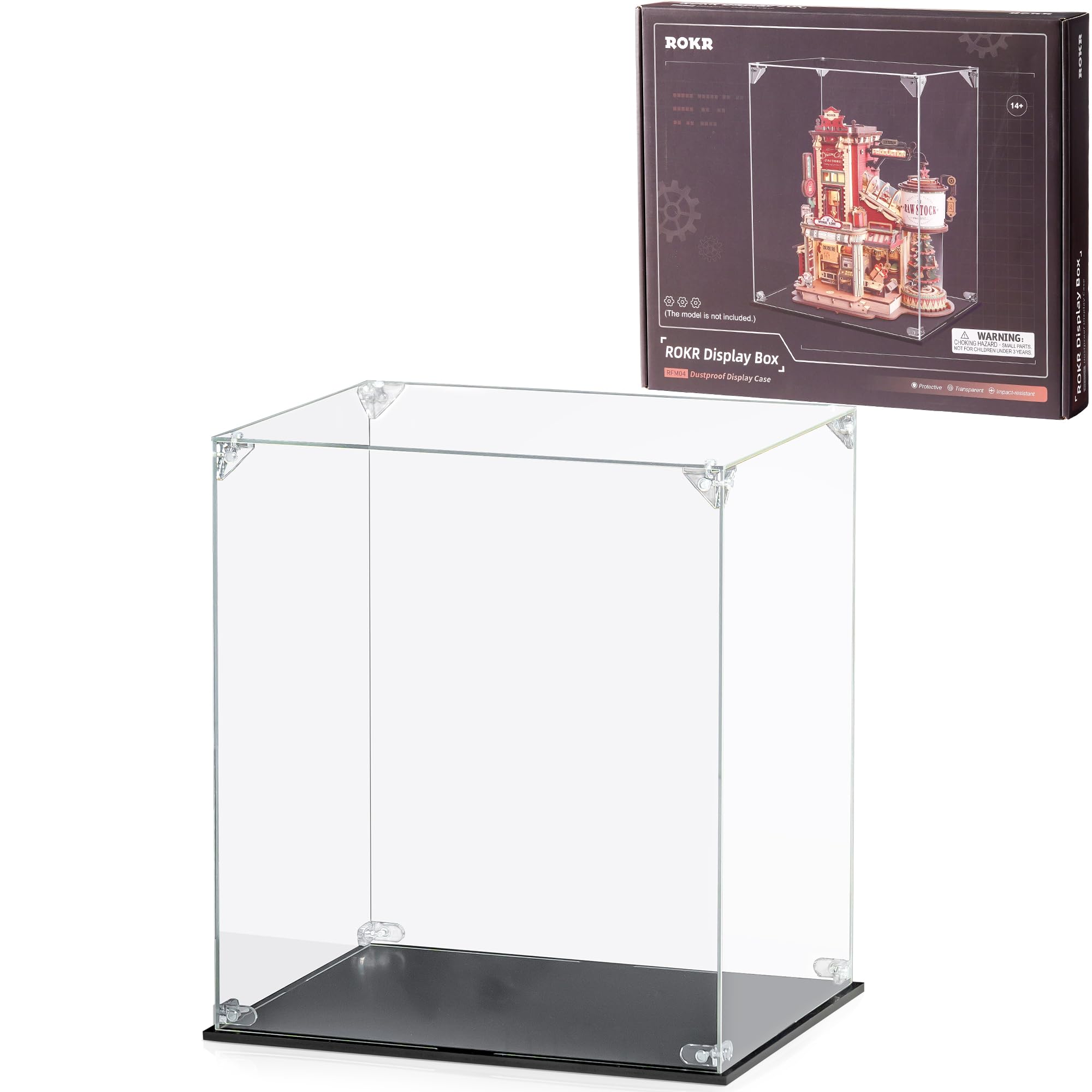 Amazon.com: ROKR Clear Acrylic Display Case for Collectibles,Dust