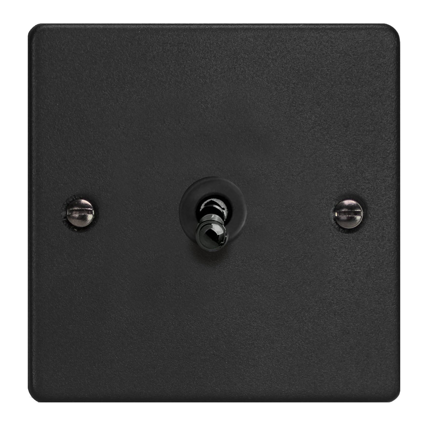 Varilight Matt Black 1-Gang 10A Intermediate Toggle Switch