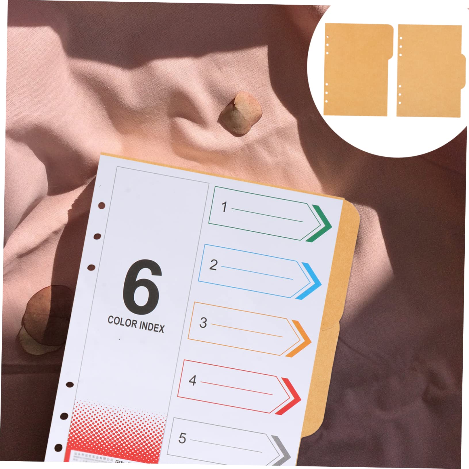 Amazon | FOYTOKI 4セットインデックス ページ 類 タブ 仕切り紙 環境