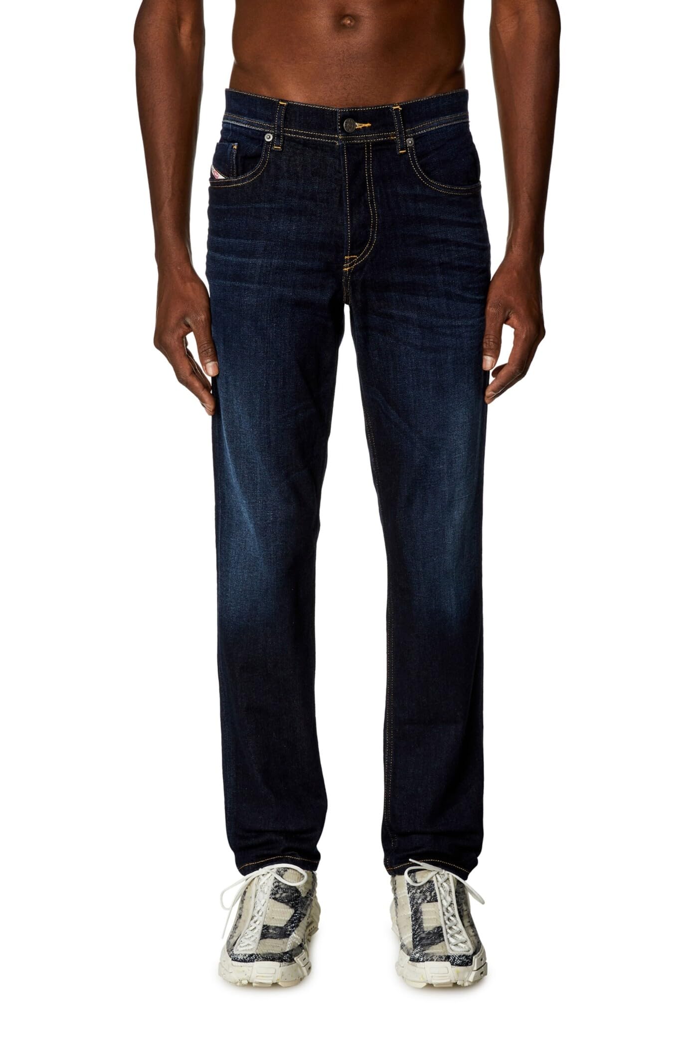 Diesel_2023 D-FINITIVE_Pants_Blue_32 Kurz