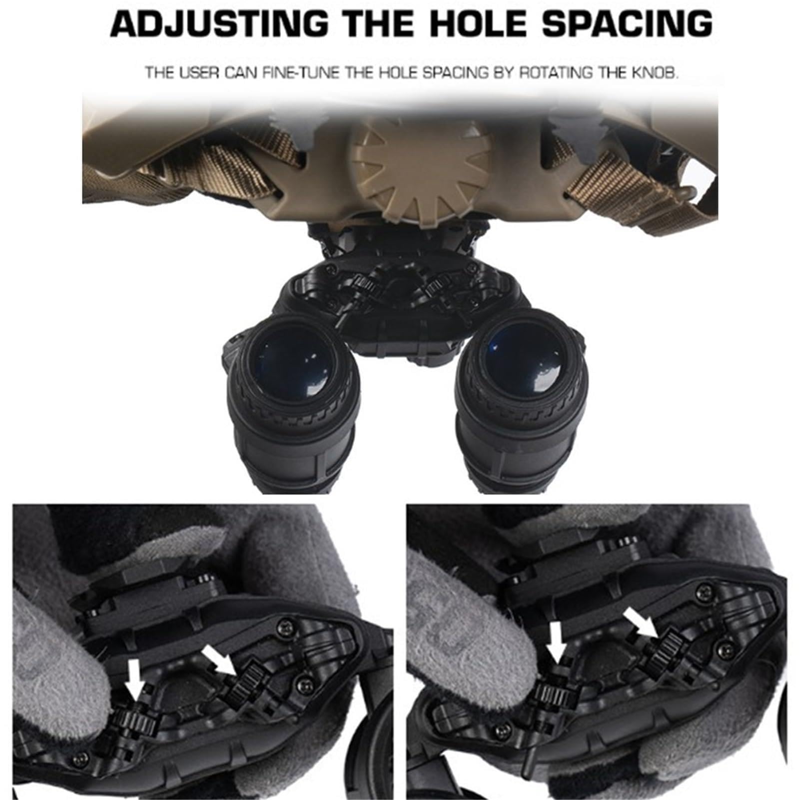 Taktischer Helm Nachtsicht Dummy Modell, Nicht Funktionales NVG Binokular