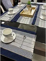 Jogo Americano 07 PeçAs. ContéM 06 Lugares E 01 Trilho De Mesa, Tecido AlgodãO.(JGAM14)