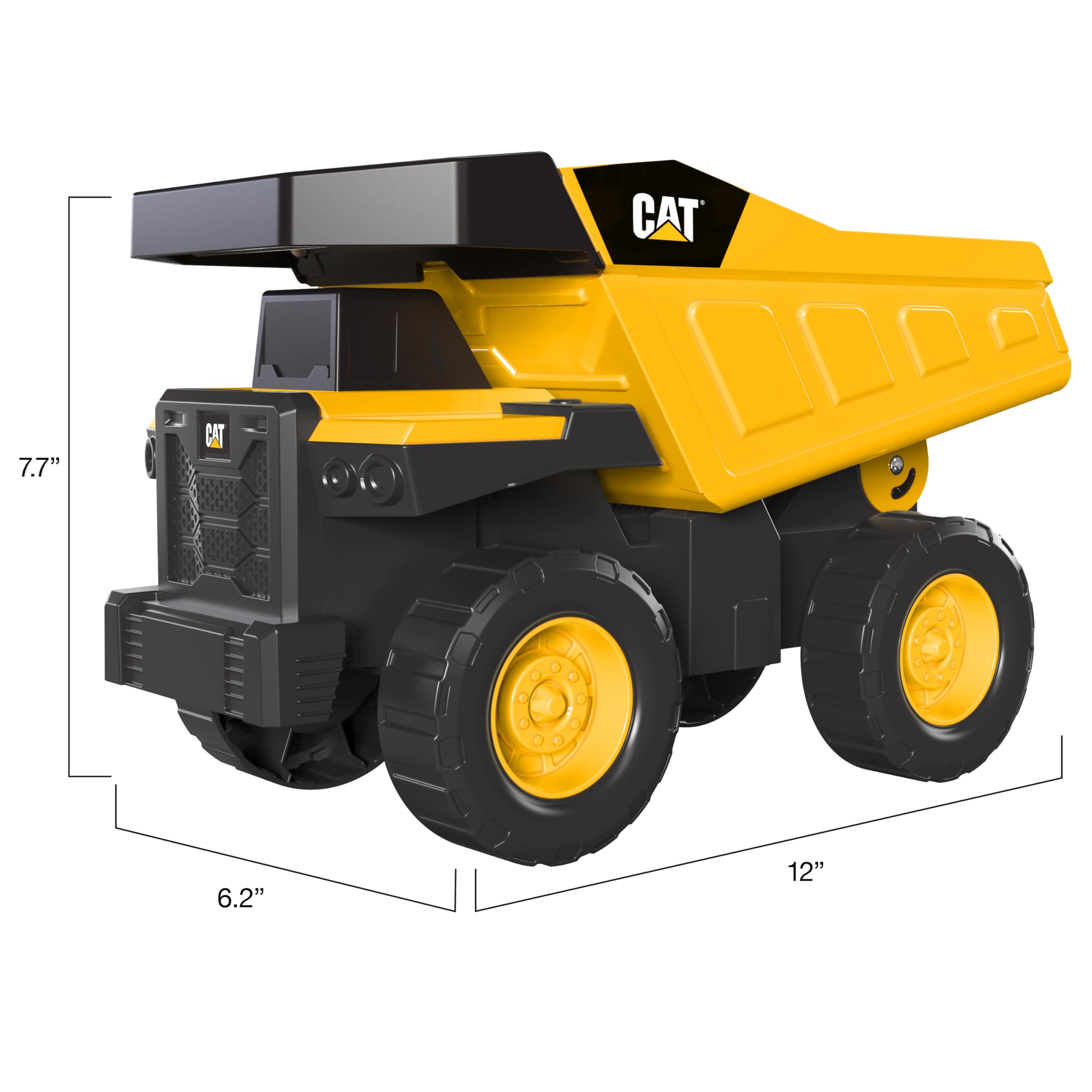 CatToysOfficial Camion Ribaltabile in Acciaio | Veicolo da Cantiere Giocattolo di 30 cm | Macchina Giocattolo Robusta con Cassone Ribaltabile | Per Giocare in Casa e All’Aperto – Gioco Bimbo 3 Anni