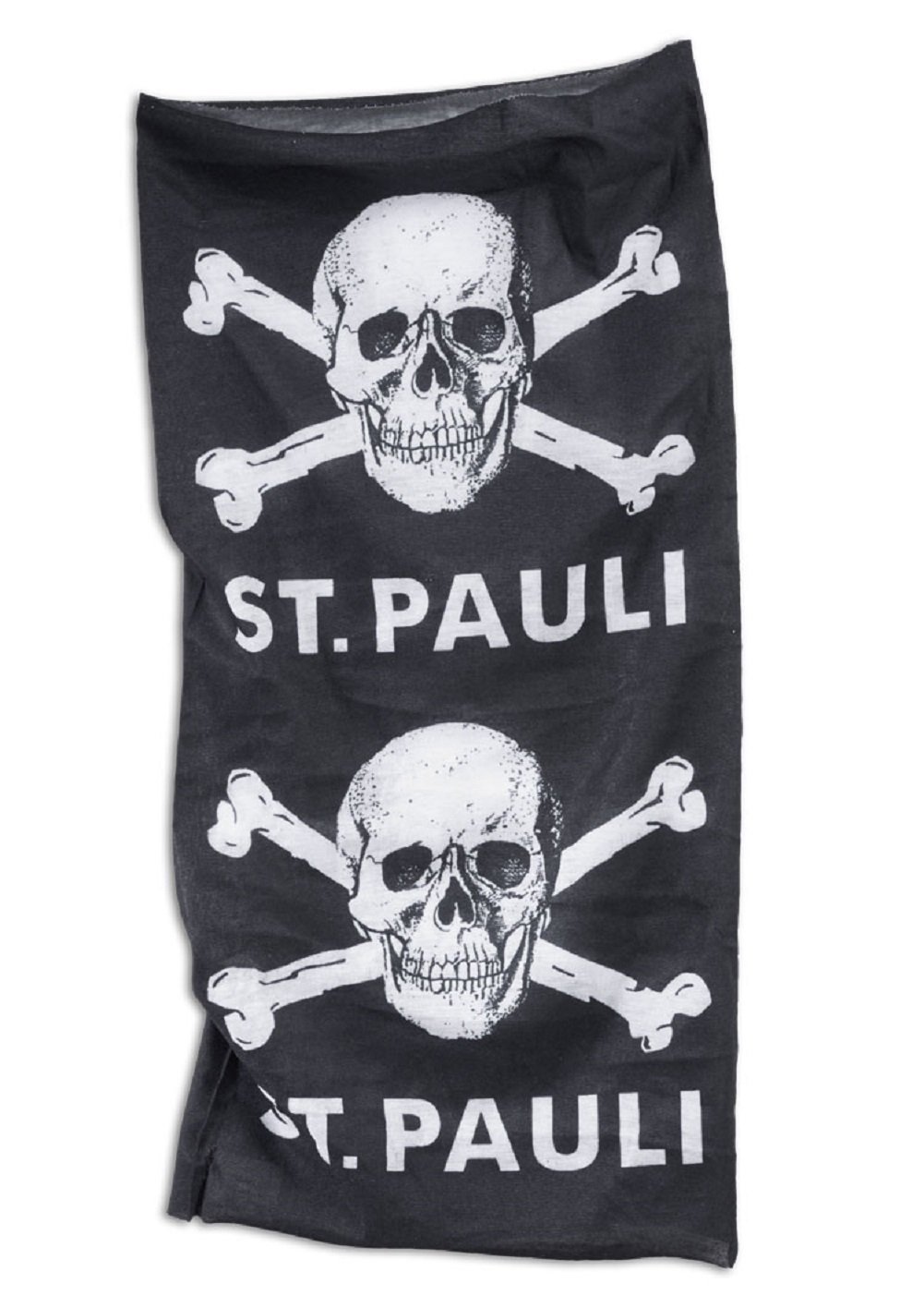 FC St. Pauli Totenkopf Funktionstuch Bandana (schwarz, one Size)