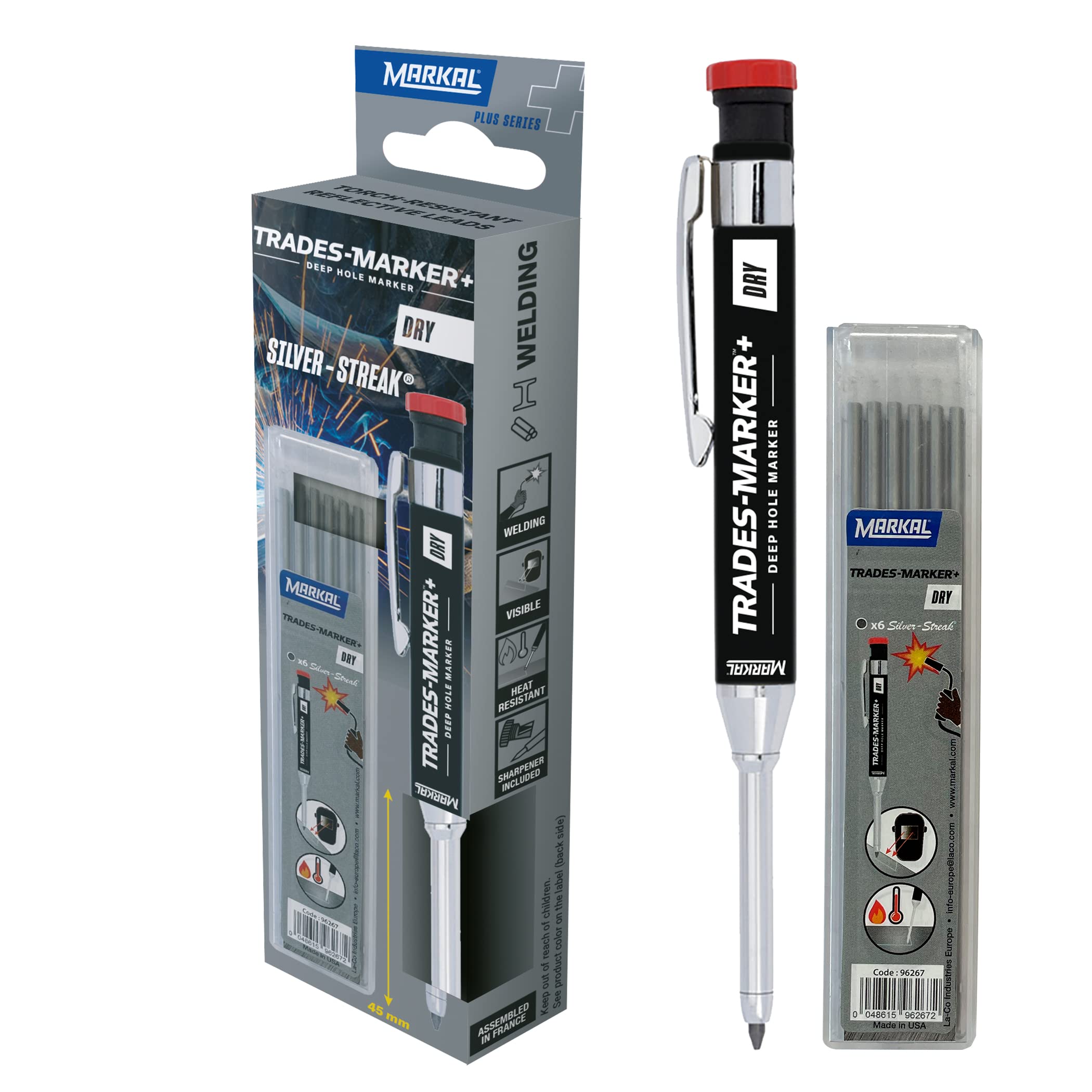 MARKAL 96281 Trades-Marker Kit de Demarrage Soudage à Sec, Argent