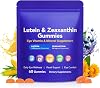 Lutein Gummies 60 Count, Eye Health Supplement, Eye Support Gummies with Zeaxanthin, Vitamins A, C & E, Provide Antioxidant Support & Maintain Visual Comfort, Daily Vision Support Supplement