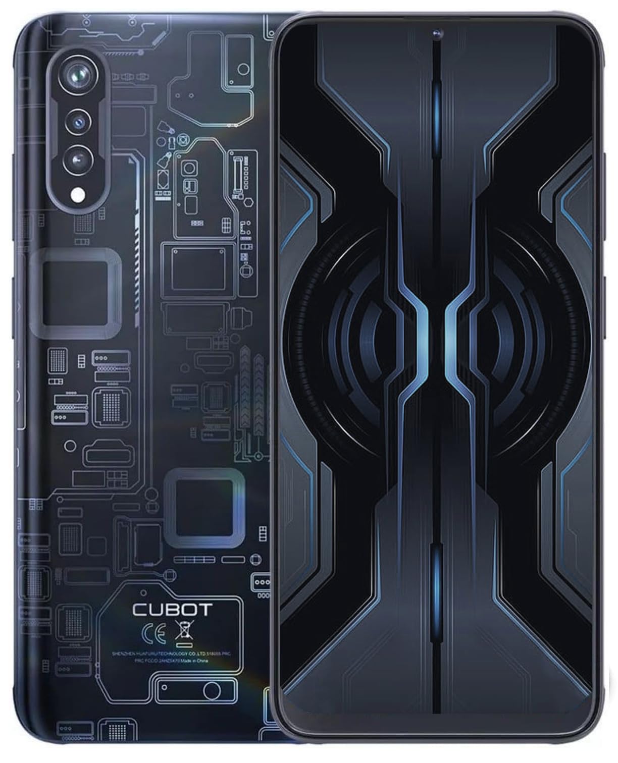 CUBOT X70 Smart Mobile Phone 6.583" 120Hz HD+ Display 12GB + 256GB/1TB Expandable 100MP Camera Octa Core MediaTek Helio G99, Andriod 13 Smartphone Dual SIM 4G Network, Battery 5200 mAh(Tech Black)