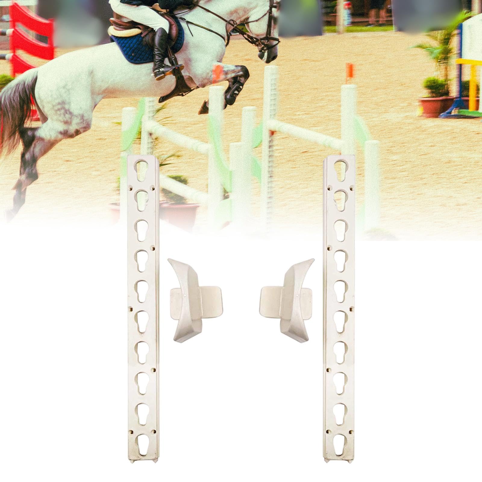Conjunto de Obstáculos con Copa de Salto, Decoración Antideslizante, Salto Profesional para Caballos para Actividades Al Aire Libre, Caballo de Juguet