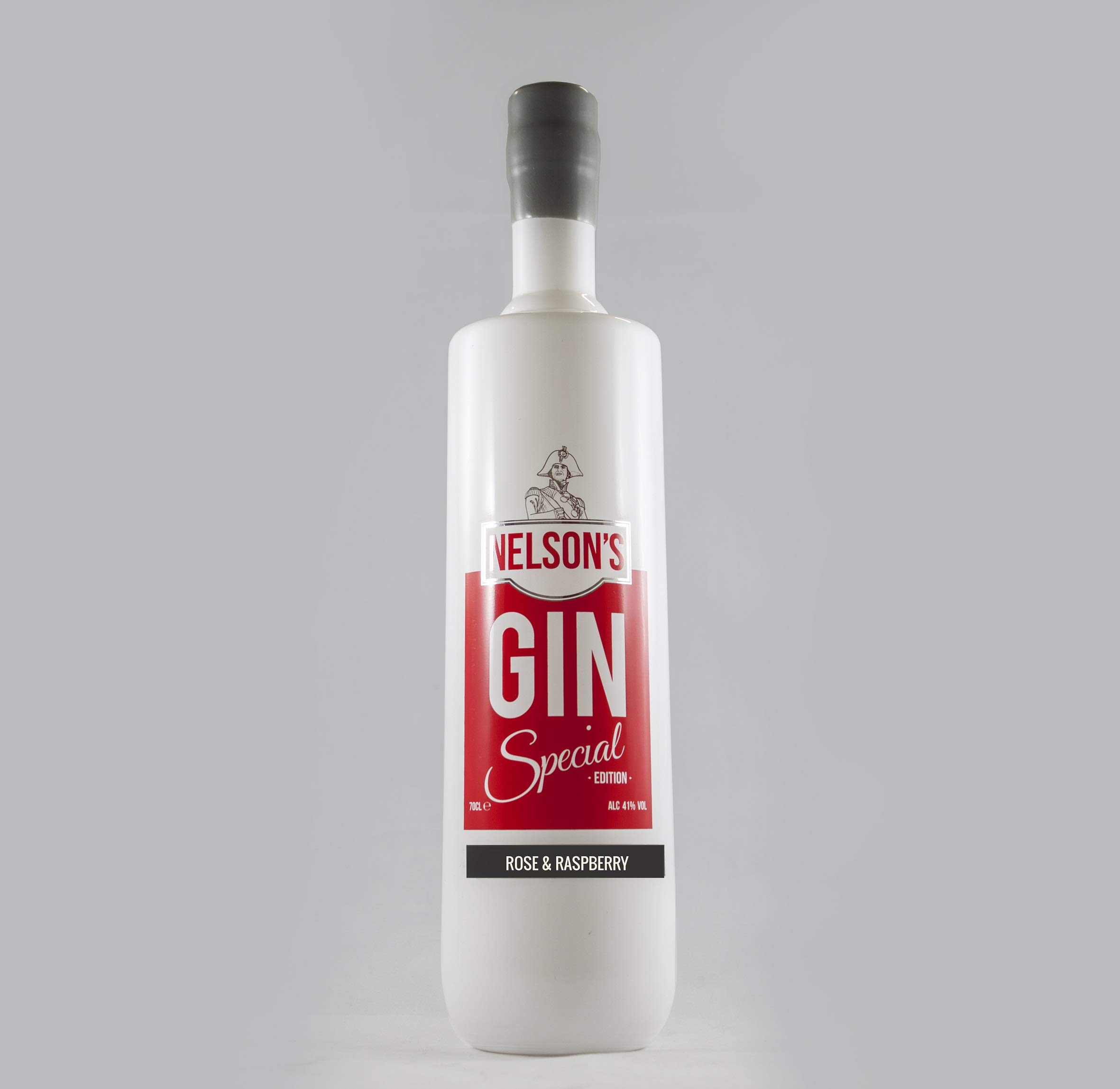 Nelsons Rose and Raspberry Gin - Special Edition - Berry Bliss - UK Produced & Individual Batch - 70cl Bottle - 41% ABV